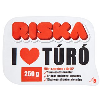 Riska I Love félzsíros tehéntúró 250 g