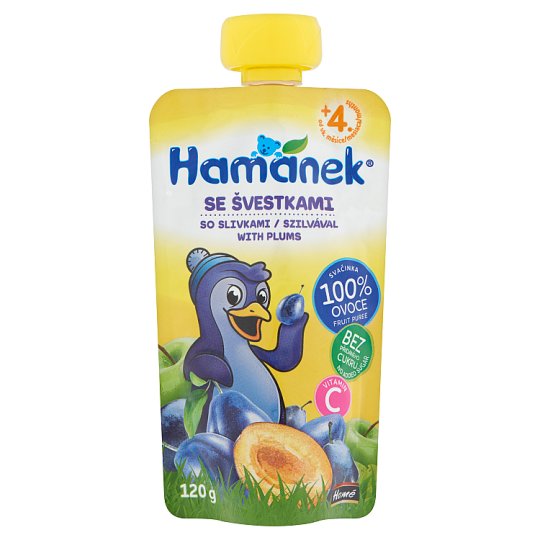 Hamánek bébidesszert szilvával 4 hónapos kortól 120 g