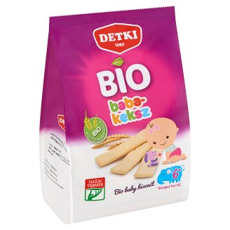 Detki BIO babakeksz 6 hónapos kortól 180 g