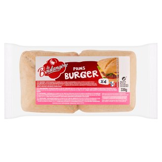 La Boulangère burger kenyér 4 db 330 g