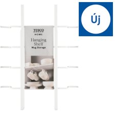 Tesco Home Hanging Shelf Mug Storage