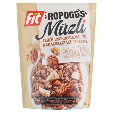 Fit Crunchy Muesli with White Chocolate and Caramelized Biscuits 200 g