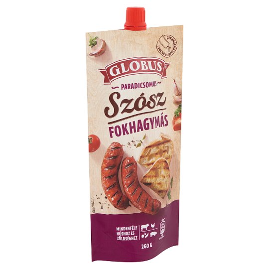Globus paradicsomos fokhagymás szósz 260 g