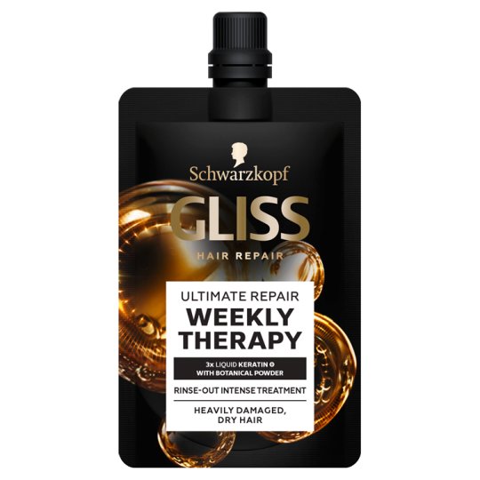 Gliss Ultimate Repair Weekly Therapy Hair Mask 50 ml Tesco Online