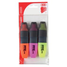 ICO Focus Highlighter 2+1 pcs