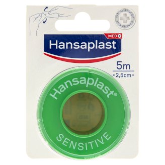 Hansaplast Sensitive ragtapasz érzékeny bőrre 5 m x 2,5 cm