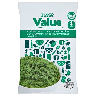 Tesco Value gyorsfagyasztott parajkrém 450 g
