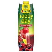 Rauch Happy Day 100% Multivitamin Mixed Fruit Juice with 8 Vitamins 1 l
