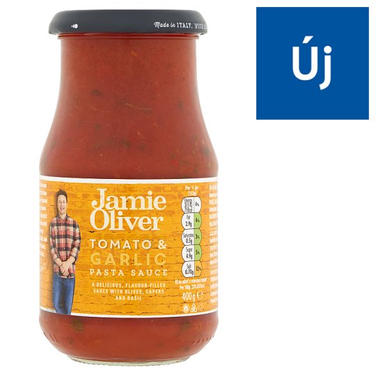 Jamie Oliver Tomato & Garlic Pasta Sauce 400 g Tesco Online, Tesco