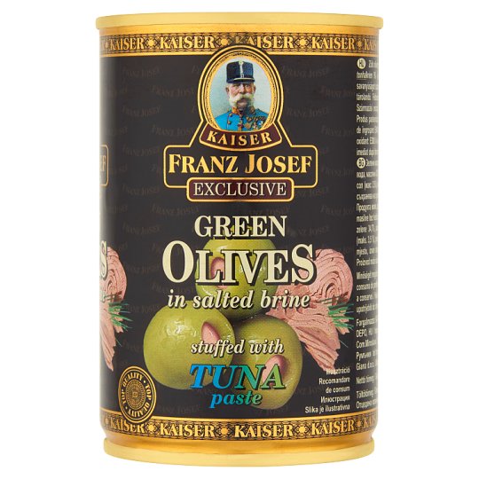 Kaiser Franz Josef Exclusive zöld olívabogyó tonhalkrémmel töltve sós lében 300 g Tesco Online
