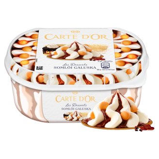 Carte D'Or Gelateria Somlói Galuska csokoládés és vanília jégkrém rumos mazsolával 900 ml