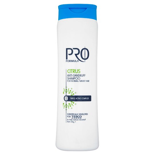 Tesco Pro Formula Citrus AntiDandruff Shampoo for Normal Greasy Hair