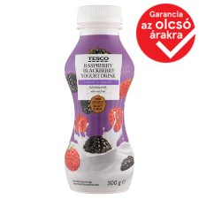 Tesco zsírszegény málnás-szederes joghurtital 300 g 