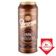 Staropramen Dark minőségi barna sör 4,4% 0,5 l