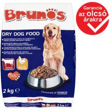 Brunos teljes értékű száraz állateledel felnőtt kutyák számára marha és baromfi ízesítéssel 2 kg
