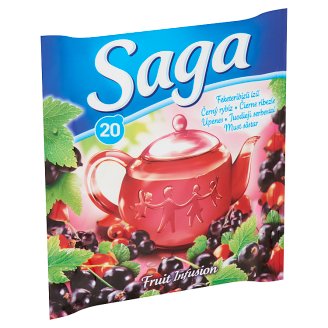 Saga feketeribizli gyümölcstea 20 filter