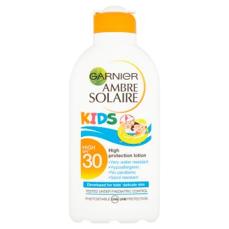 Garnier Ambre Solaire Kids napvédő tej gyermekeknek SPF 30 200 ml
