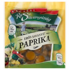 Rusa Savanyúság vecsési erős savanyú paprika 700 g