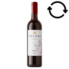 Teleki Válogatás Villányi Merlot száraz vörösbor 13% 0,75 l