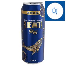 Floewater Sparkling szén-dioxiddal dúsított, duplán-szűrt ivóvíz 500 ml