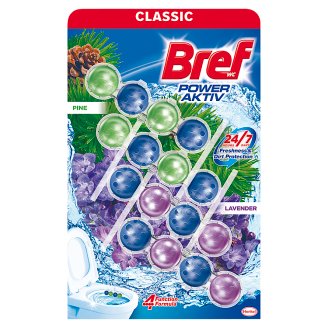 Bref Power Aktiv Lavender Field and Pine Forest Toilet Block 4 x 50 g