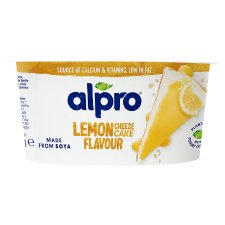 Alpro Lemon Cheesecake Flavoured Fermented Soy Product with Added Calcium and Vitamins 150 g