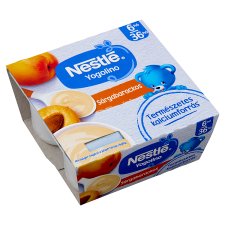 Nestlé Yogolino tejalapú sárgabarackos bébidesszert 6-36 hónapos korig 4 x 100 g (400 g)