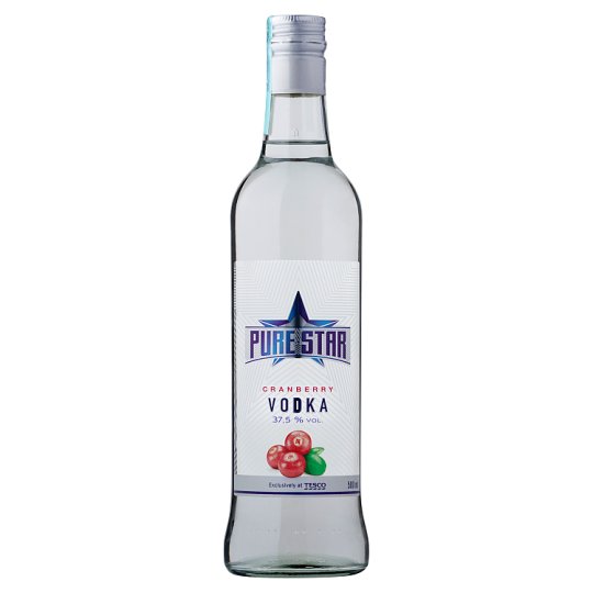Pure Star Cranberry Vodka 37,5% 500 ml
