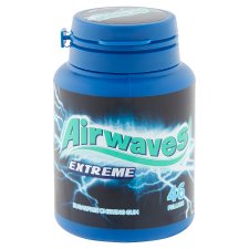 Airwaves Extreme Strong Mint-Eucalyptus Flavoured Chewing Gum 64 g