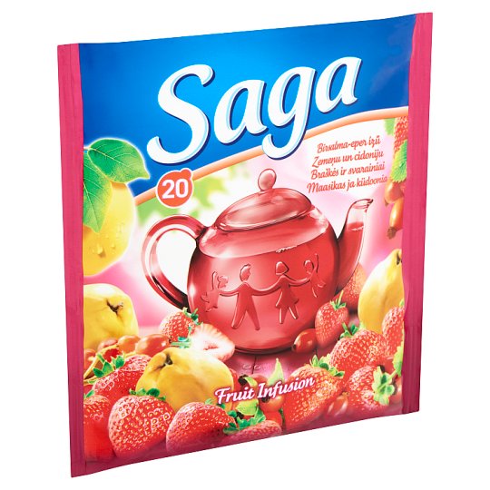 Saga birsalma-eper ízű gyümölcstea 20 filter