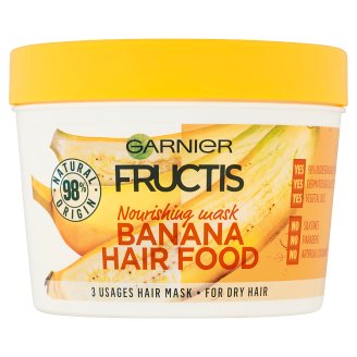 Garnier Fructis Banana Hair Food 3 féleképpen használható hajpakolás 390 ml