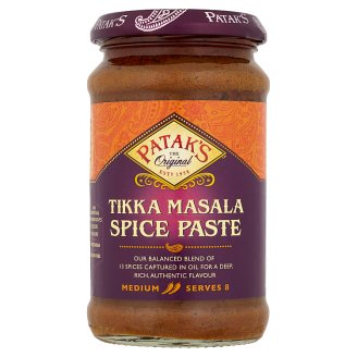 Patak's Tikka Masala Pasta közepesen csípős fűszerkeverék növényi olajban 283 g