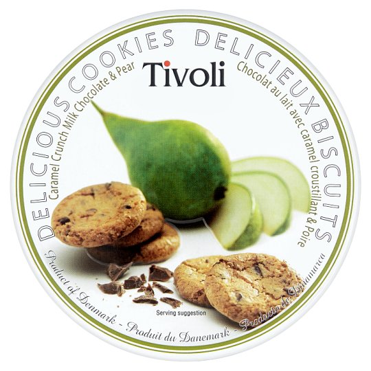 Tivoli Caramel Crunch Milk Chocolate & Pear Cookies 150 g Tesco Groceries
