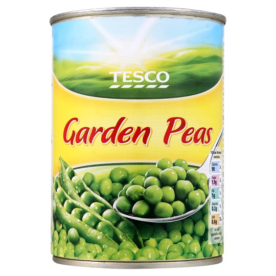 Tesco zöldborsó 400 g