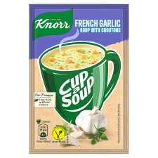 Knorr Cup a Soup fokhagymakrémleves zsemlekockával 18 g