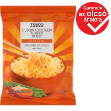 Tesco instant tésztaleves csirke curry ízzel 65 g