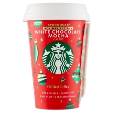 Starbucks White Chocolate Mocha UHT zsírszegény kávés tejital 220 ml