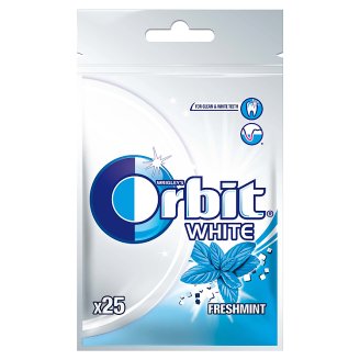 Orbit White Fresh Mint Guma do żucia bez cukru 35 g (25 drażetek)