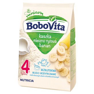 BoboVita Kaszka mleczno-ryżowa banan po 4 miesiącu 230 g