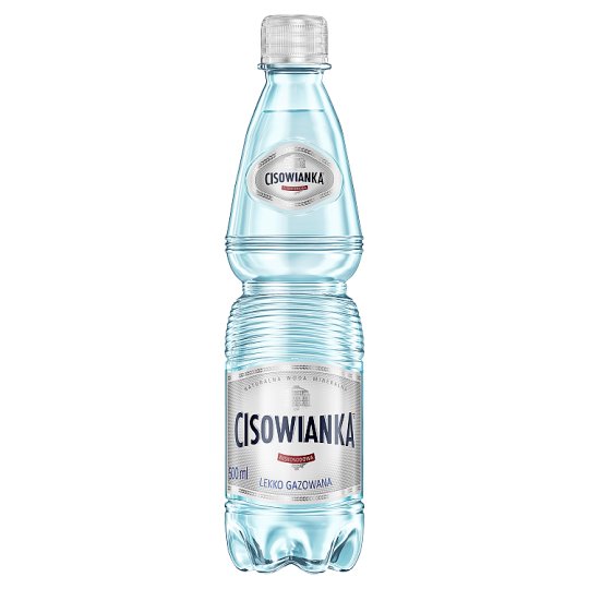 Cisowianka Naturalna woda mineralna lekko gazowana niskosodowa 0,5 l