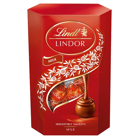 Lindt Lindor Pralinki z czekolady mlecznej z nadzieniem 200 g