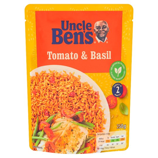 Uncle Ben's Ryż z pomidorami i bazylią 250 g