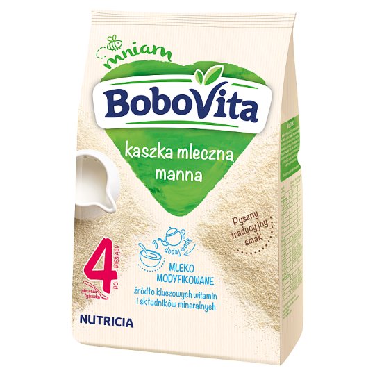 BoboVita Kaszka mleczna manna po 4 miesiącu 230 g