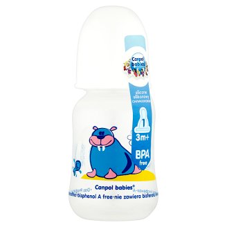 Canpol Babies Butelka dekorowana 3 m+ 125 ml