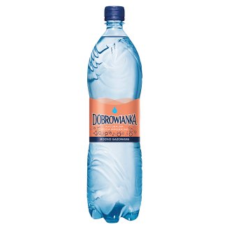 Dobrowianka Naturalna woda mineralna mocno gazowana 1,5 l