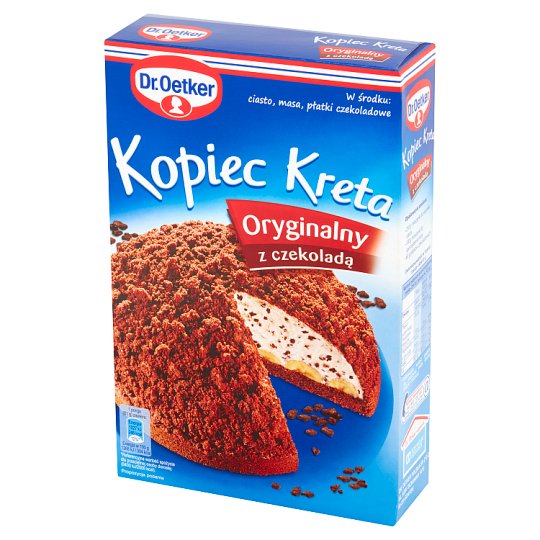 Dr. Oetker Kopiec Kreta Oryginalny z czekoladą Ciasto 410 g