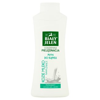 Biały Jeleń Hipoalergiczny płyn do kąpieli nawilżające kozie mleko 750 ml