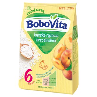 BoboVita Kaszka ryżowa brzoskwinia po 4 miesiącu 180 g