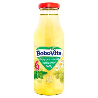 BoboVita Napój Winogrona z łagodną melisą i rumiankiem po 4 miesiącu 300 ml