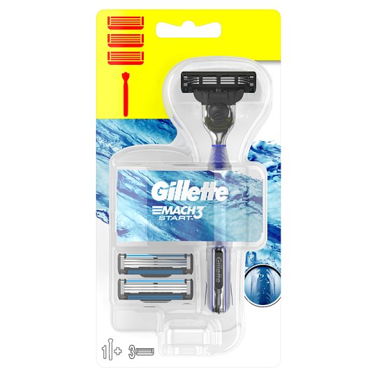 Gillette Mach3 Start Rączka maszynki do golenia + 3 ostrza